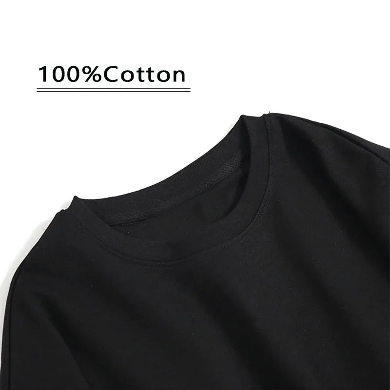 Printed Short Sleeve T-Shirt Men's and Women's 2025 Summer New Fashion Casual Cotton Top