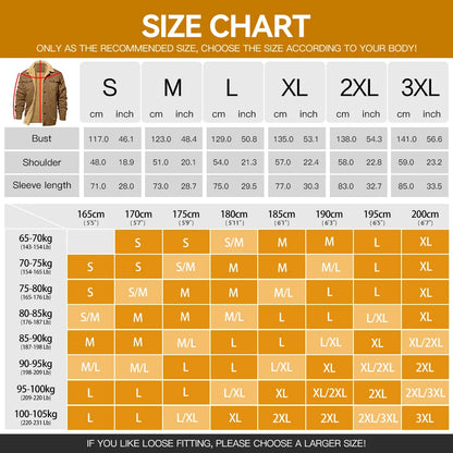 Men's Jackets Winter Faux Shearling Lined Windproof Warm Coat Black Buttoned Parka Pockets Comfortable Casual Tops US Size