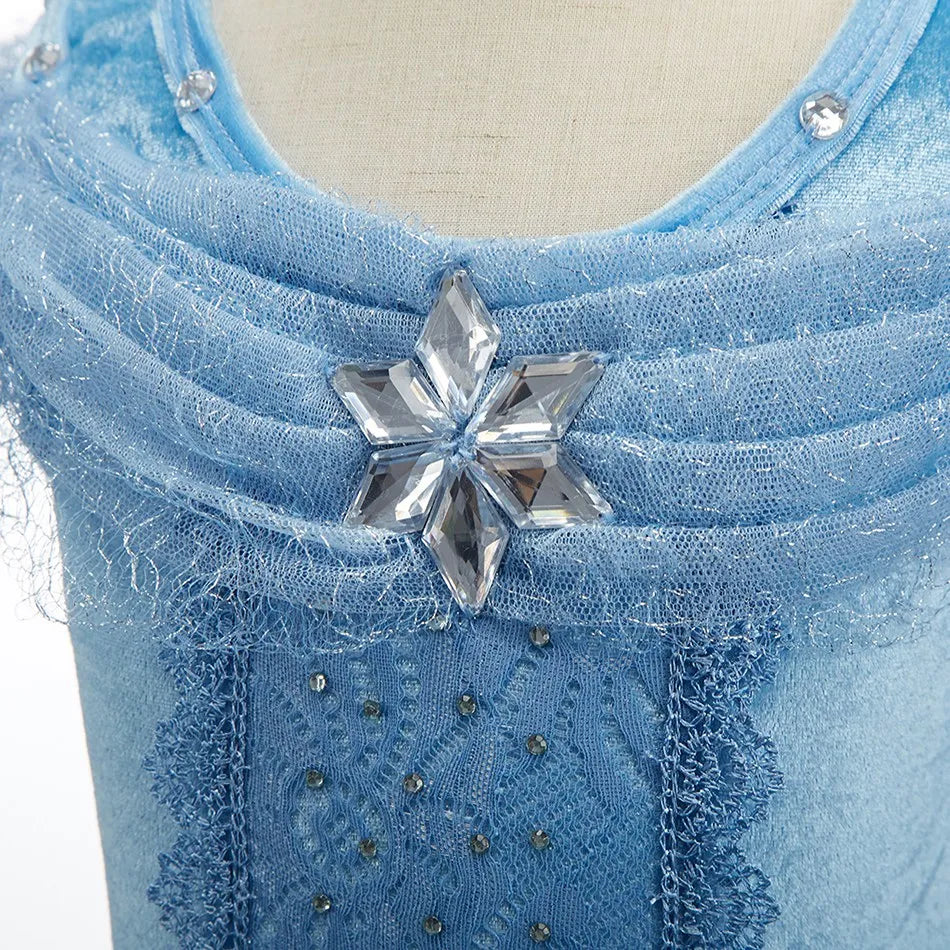 Vestido de Cinderela para Meninas, Roupa de Verão Infantil, Natal, Fantasia, Aniversário Infantil, Cosplay com Babados, Fantasia de Princesa para Performance