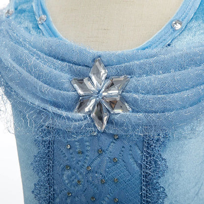 Vestido de Cinderela para Meninas, Roupa de Verão Infantil, Natal, Fantasia, Aniversário Infantil, Cosplay com Babados, Fantasia de Princesa para Performance