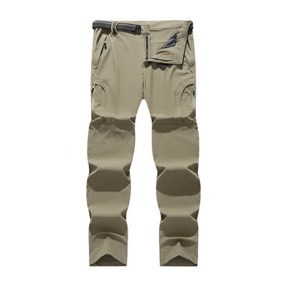 Four sided elastic quick drying pants for men's mountaineering outdoor pants, light and thin for women's summer elastic breathab