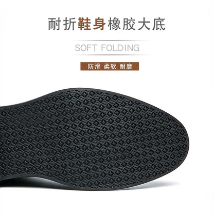 Men Pu Leather High Top Boots With Side Zipper Block Carving Design Business Casual And Handmade Ankle Boots