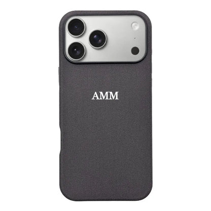 For lphone 17 pro max 17PRO 17 16 Leather PU Personalized Initials Custom Magsafe leather Phone Case