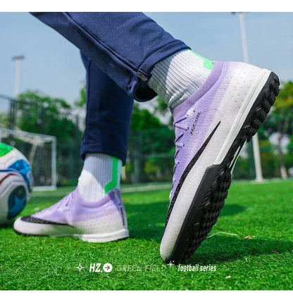 New Men Football Boots Futsal Cleats Unisex Soccer Shoes Hot Sale High-quality Professional Women Ultralight TF/FG Sneakers