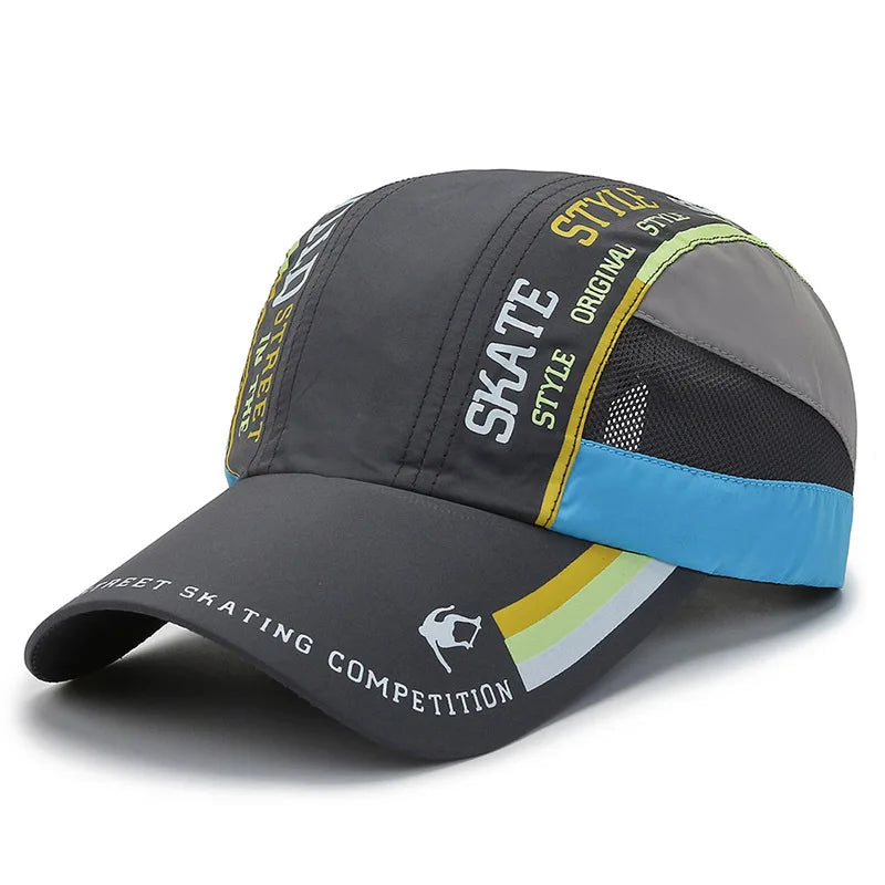 Quick Drying Thin Breathable Baseball Cap Men Women Sport Outdoor Hiking