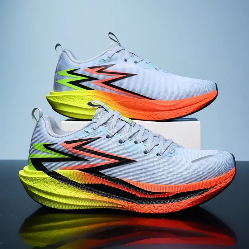 Men Running Shoes Carbon Board Speciality Sports Breathable Lightweight Women's Comfortable Chunta Athletic Sneakers