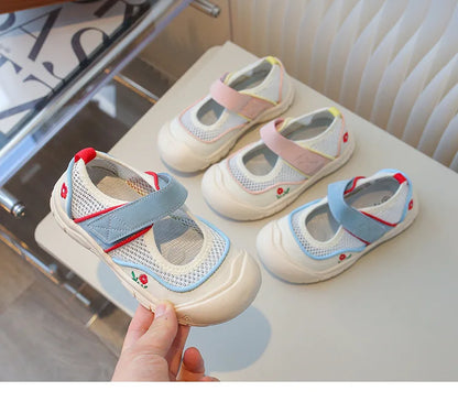 Kids mesh sneaker Anti-slip Sandal Toddler Boy Sports Shoe Girl Children Breathable Beach Sandal Soft Bottom sports casual Shoes
