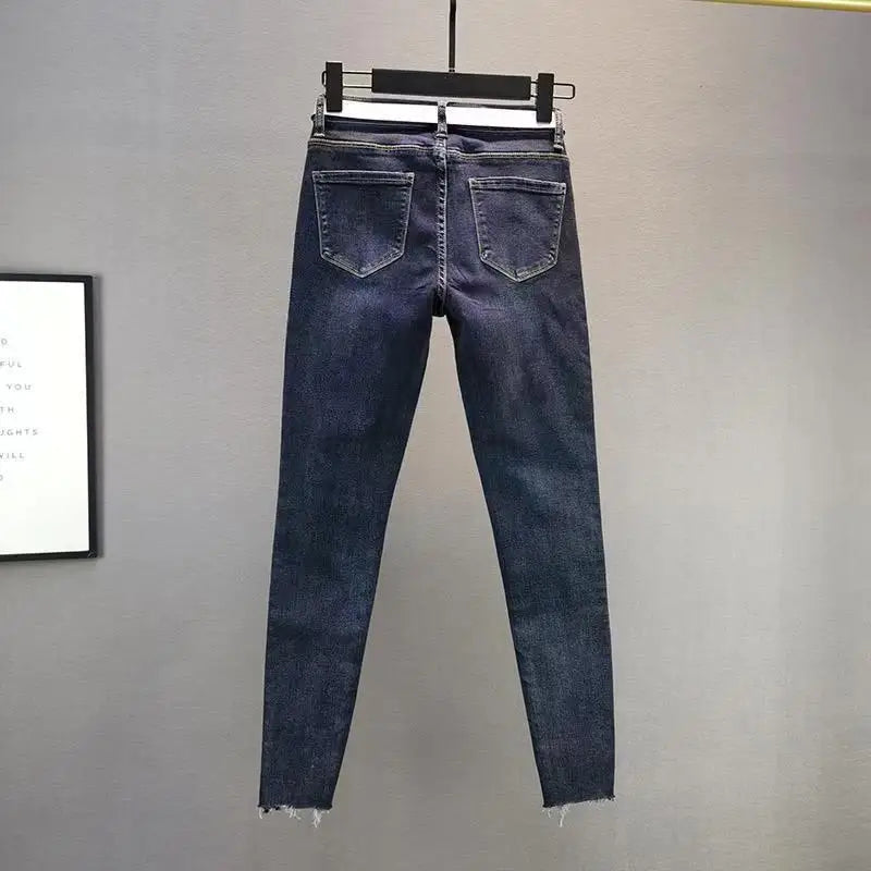 European Style High Waist Slimming Jeans