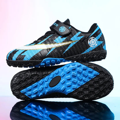 New Child's Football Shoes Society Professional Original Child's Society Cleats Kid Sneakers Indoor Soccer Trainers Youth Sports
