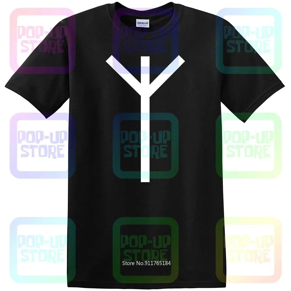 Algiz Rune Mens Womens Funny Shirt T-shirt Tee Unisex Size:S-3XL