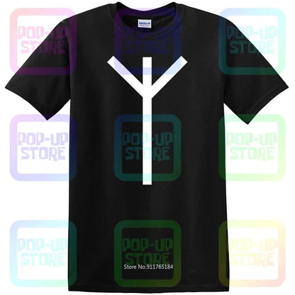 Algiz Rune Mens Womens Funny Shirt T-shirt Tee Unisex Size:S-3XL