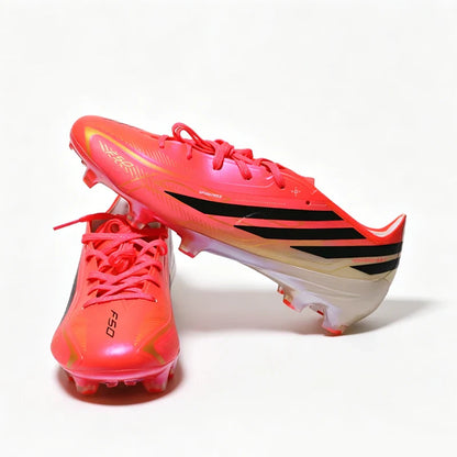 2026-F50 High Quality Mens Soccer Shoes Breathable Non-Slip Turf Soccer Cleats Pink TF/FG Training Football Boots Chuteira Campo