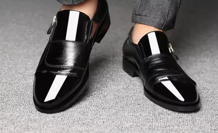 Men's Formal Shoes Official Business Social Shoe Male Leather Casual Office Low Price Elegant and Classic Italian 2025 Style 39