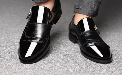 Men's Formal Shoes Official Business Social Shoe Male Leather Casual Office Low Price Elegant and Classic Italian 2025 Style 39