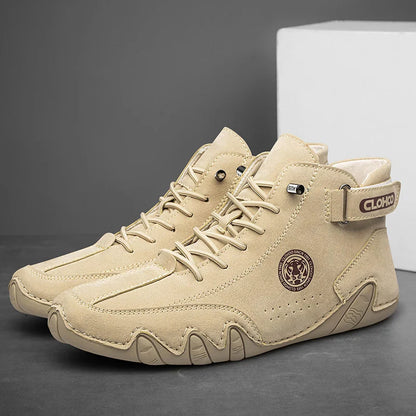 Men's PU Leather Lace Up Sneakers Black Casual Walking Shoes Lightweight Comfortable Breathable Brown Shoes for Men