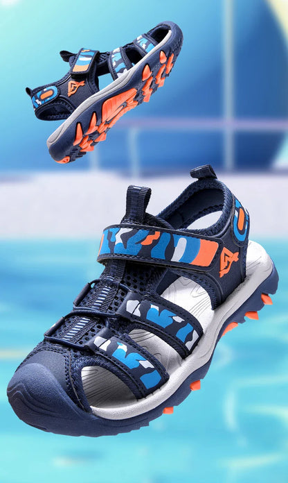 Children Girls Boys Sandals Children Beach Sandals Non-slip Soft Bottom Breathable Boys Shoes Outdoor Kids Shoes