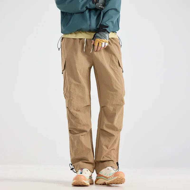 Men's Water-repellent Hiking Pants Scratch Resistance Fashion Cargo Pants Breathable Trousers Fishing Camping Pants