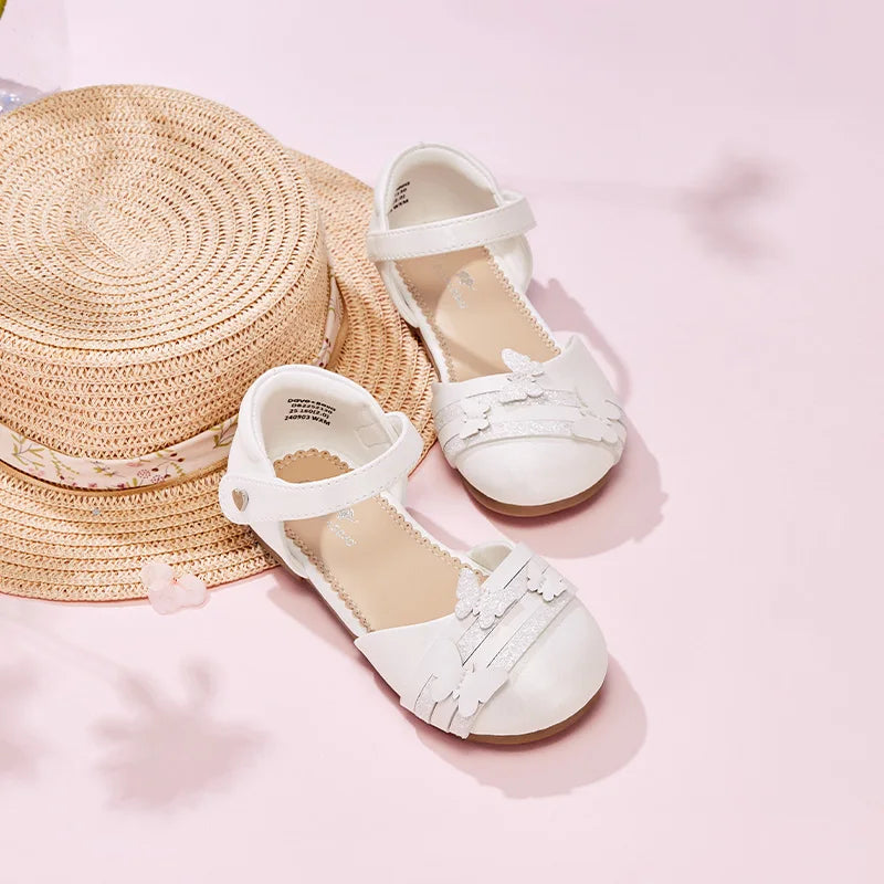 Baby Girls Sandals Summer Lovely Leather Shoes Children's Sweet Pink Princess Shoes Party Outdoor Cool DB2252222