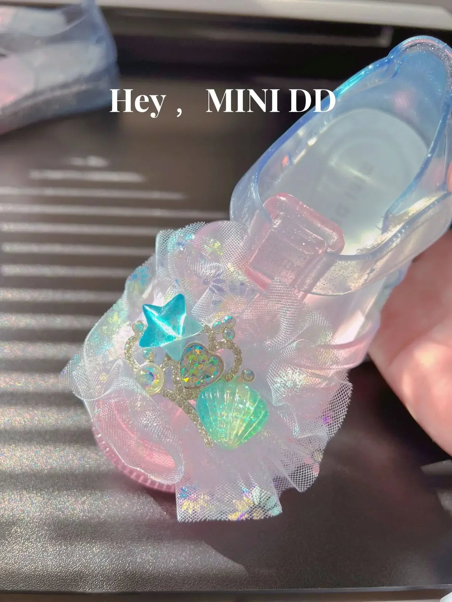 Girls' Princess Sandals 2025 Summer New Children's Jelly Sandals Soft Bottom Closed-toe Anti-collision Baby Kid's Beach Shoes