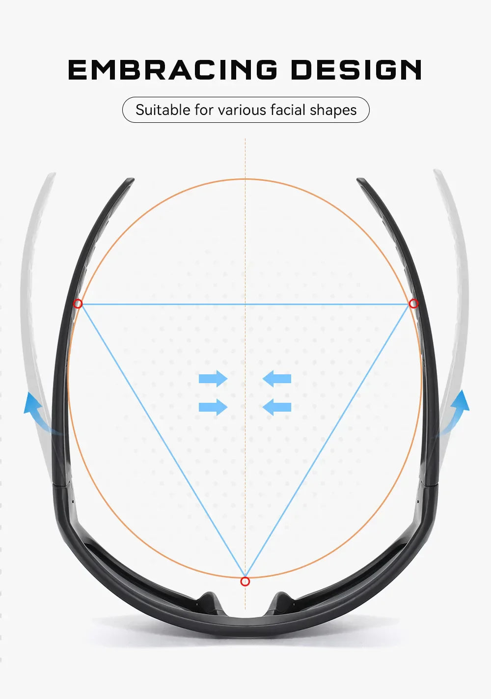 Outdoor Sports Polarized Sunglasses Men's Fishing TR90 Frame UV Protection Lens Shield Sun Glasses Women Eyewear with Box