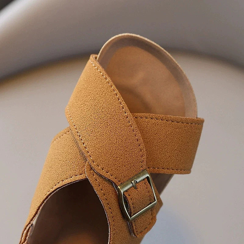 Summer Casual Sandals for Baby Boys, Soft Non-Slip Sole Lightweight Beach Shoes for Toddler Kids