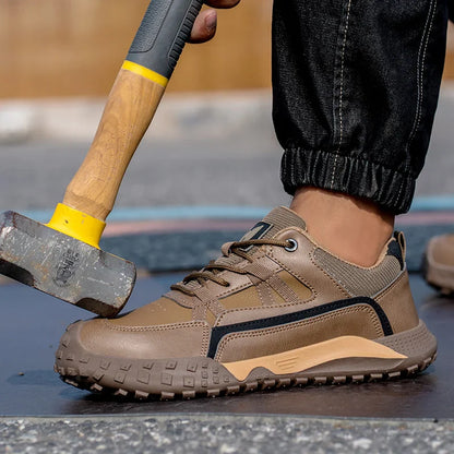 Lightweight Men Safety Botas Men Work Safety Shoes Anti-puncture Steel Toe Cap Non Slip Work Sneakers Male Tactical Boots