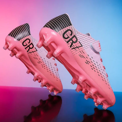 New Men Kids Football Boots Grass Boys Professional Non-Slip Ultralight Cleats Match Soccer Shoes Training Shoes Drop Shipping