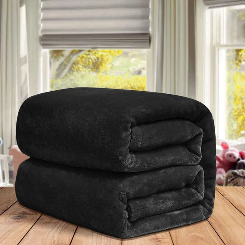 Winter fluffy velvet fleece blanket extra large size sofa throw blanket fuzzy faux fur blanket microfiber thick bed sheet