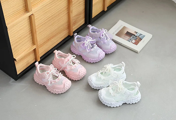 Children's Fashion Sneakers Summer Breathable Sports Sandals Versatile Casual Shoes Kids Soft Soled Beach Shoes Basketball Shoes