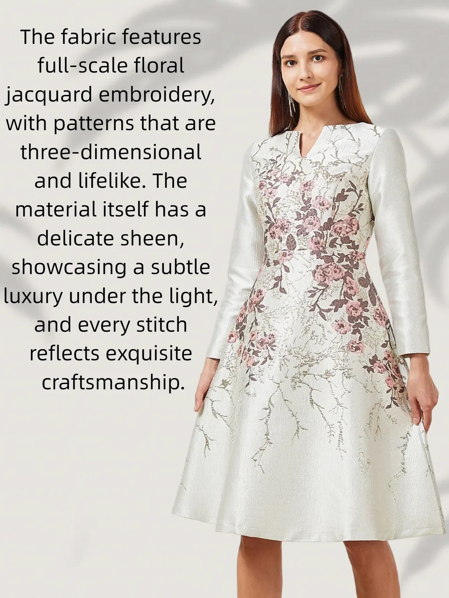 Fall/Winter New Style Retro Elegant Jacquard Dress - party dresses for women halloween dresses for women