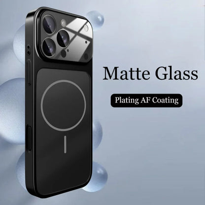 Magsafe Matte Armor Case For iPhone 17 Air 16 15 14 13 Pro Max Funda Wireless Charging Hard Magnetic Cover