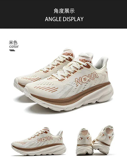 New men's casual sports shoes with shock absorption, breathable running shoes, anti slip and wear-resistant outdoor hiking shoes