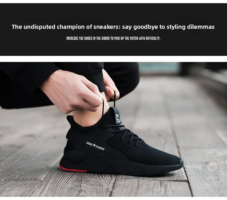 Trendy Men's Versatile Dad Shoes - Breathable Non-Slip Casual Sports Running Shoes for Spring & Autumn-Slip Fashion Dad Sneakers