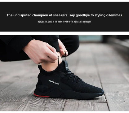 Trendy Men's Versatile Dad Shoes - Breathable Non-Slip Casual Sports Running Shoes for Spring & Autumn-Slip Fashion Dad Sneakers