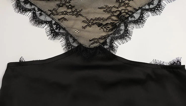 Hollow Out Strapless Lace Patchwork Hip Wrap Sexy Club Women Dresses Sheath Bodycon Fashion Female Outfits Party Slim