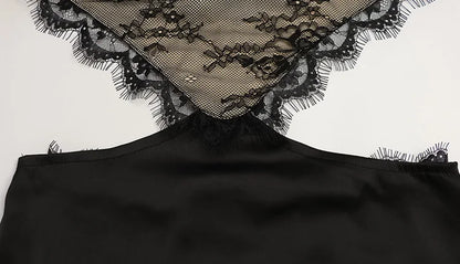 Hollow Out Strapless Lace Patchwork Hip Wrap Sexy Club Women Dresses Sheath Bodycon Fashion Female Outfits Party Slim