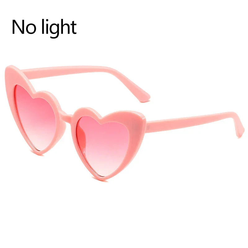 LED Just Married Glasses Wedding Bride To Be Surprise Gift Couple Glasses Souvenirs Glowing Heart Glasses Married Sunglasses
