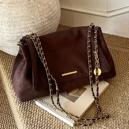 Perfect Lily Women's Vintage Large Crossbody Shoulder Bag Elegant Handbag with Detachable Strap Durable for Casual Formal Events