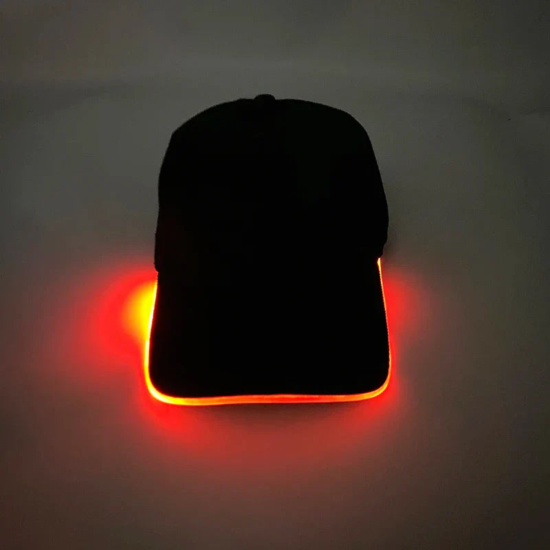 Baseball Caps Night Glow Light Cap Boys Girls Fashion Headwear Costumes Accessory Caps Hats