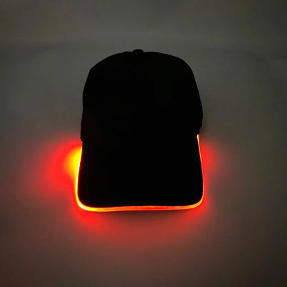 Baseball Caps Night Glow Light Cap Boys Girls Fashion Headwear Costumes Accessory Caps Hats