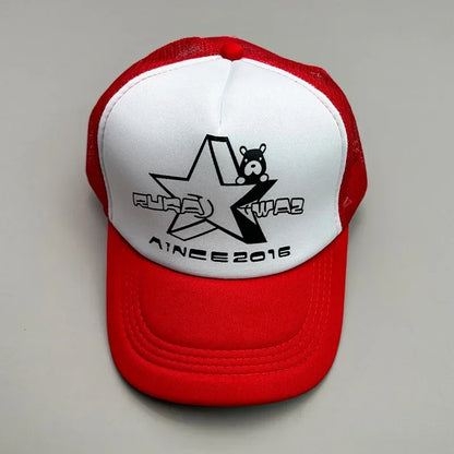 New Cool Street Hip Hop Letter Colorful Meshed Men Women Baseball Hats Cotton Summer Adjustable Breathable Snapback Sport Caps