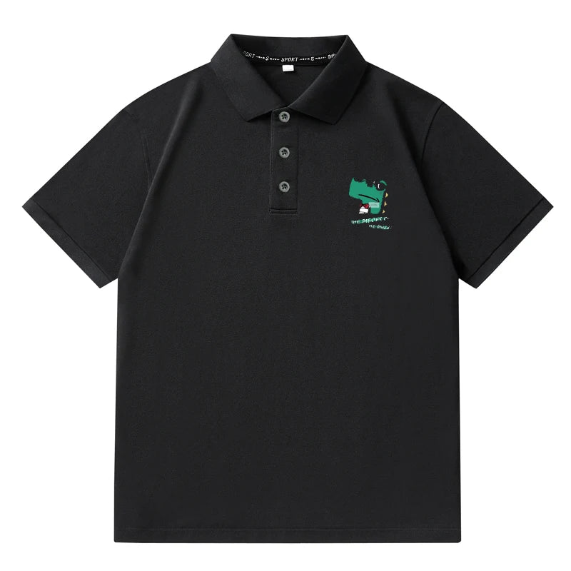 Summer Polo Shirt Men Plus Size 110-180KG Casual Work T-Shirts Quick Dry Short Sleeve Golf Shirt High Quality Fat Male Clothing