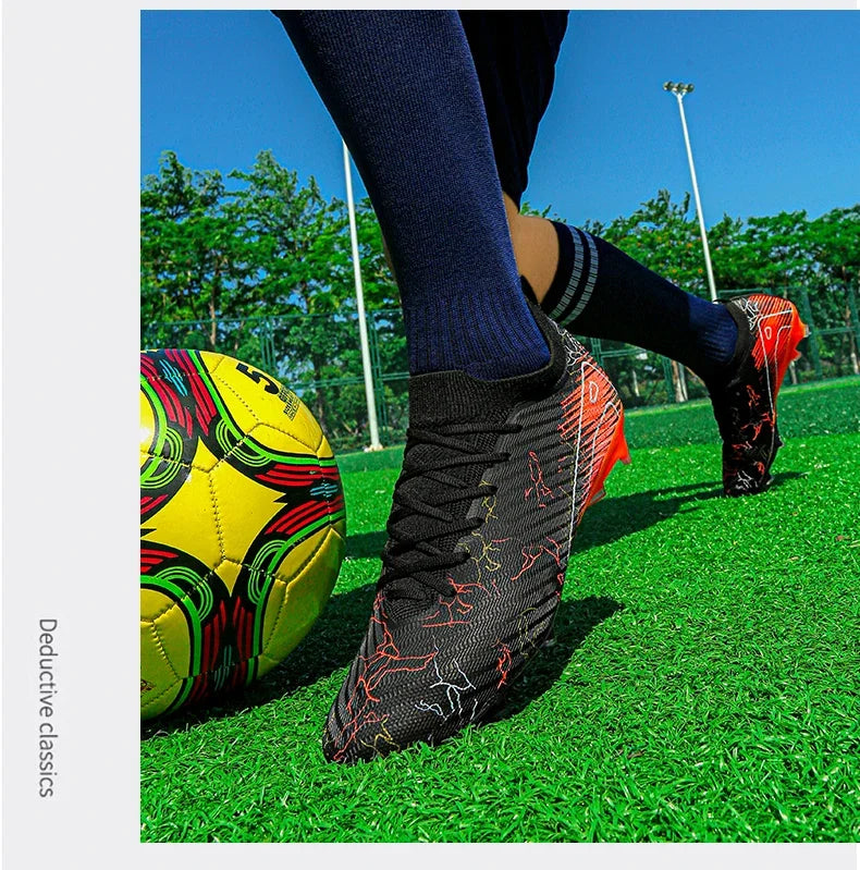 New Men's Football Boots Non-Slip Soccer Shoes Cleats Training FG Top Quality Sneakers Wholesale Drop Shipping Unisex Adult
