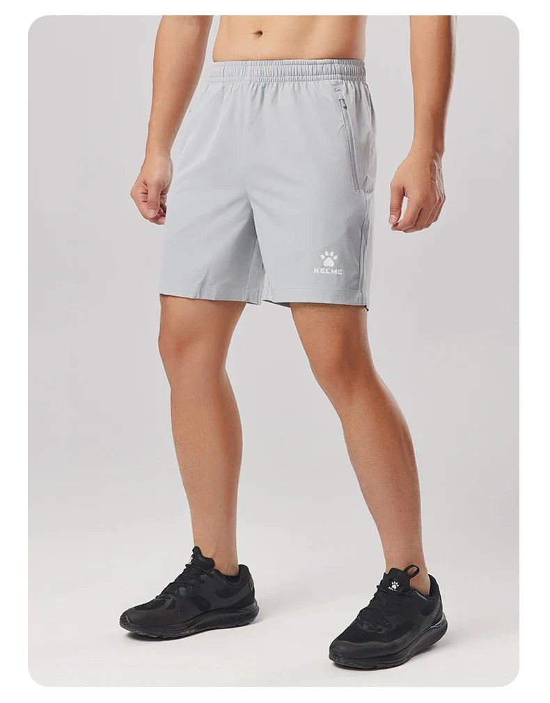 Men's Ice Silk Shorts Outdoor Breathable Sports Shorts Football Running Quick-drying Pants Training Shorts