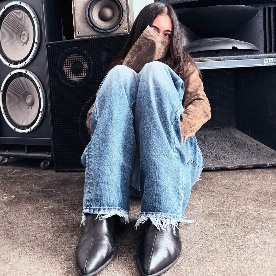 Y2K Harajuku jeans Vintage Wash distressed men women wide leg pants American hip hop Streetwear light blue Casual Baggy Trousers