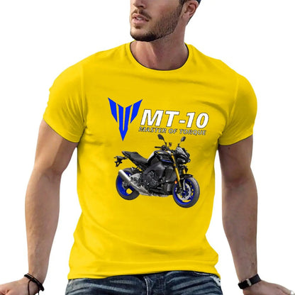 MT-10 Motorcycle T-Shirt anime t shirts rapper graphic tees plus size clothes oversized t shirt fitted t shirts for men
