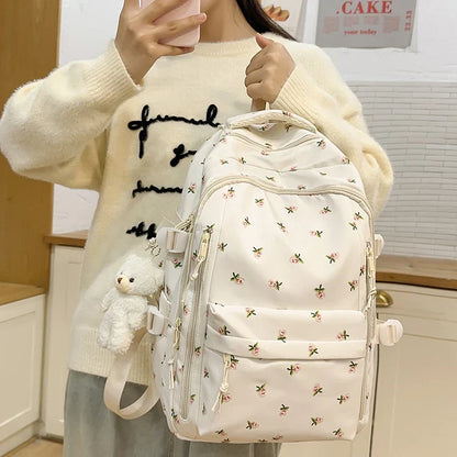Cute Backpack Girls Fashion School Bag Large Capacity Student School Bag
