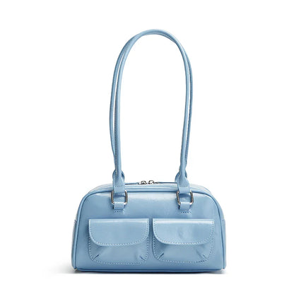 New Women's Bag Bowling Bag 2024 New Niche Joker Boston Bag Tote Bag Underarm Shoulder Bag