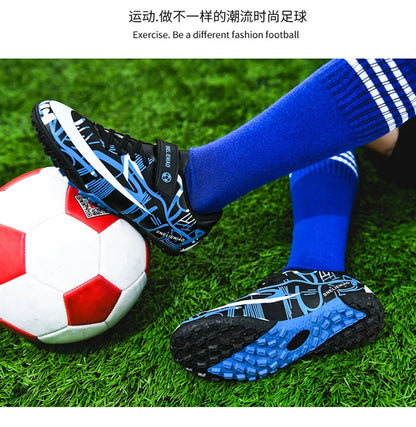 Hot TF/AG Kids Football Shoes Original Child Soccer Shoes Indoor Training Football Field Boots Children‘s Soccer Cleats Sneaker
