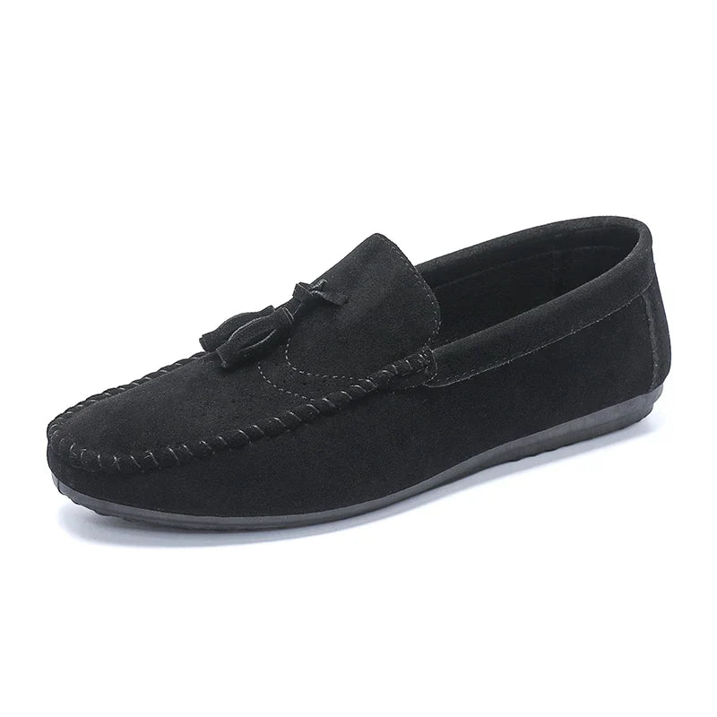 Fashion Men Casual Shoes Suede Breathable Comfort Slip-on Mens Driving Shoes Luxury Brand Men Loafers Mens Lazy Shoes Moccasins